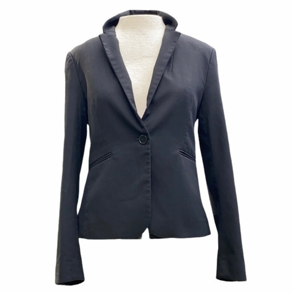 H&M black blazer one button closure, size 8